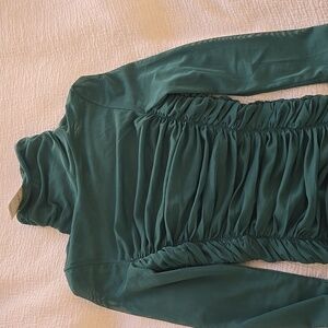 NWT Free People Under It All Bodysuit In Green